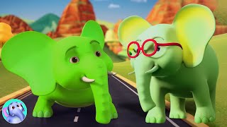 Ek Mota Hathi Song एक मोटा हाथी Baby Rhymes in Hindi and Cartoon Videos [upl. by Notsud758]