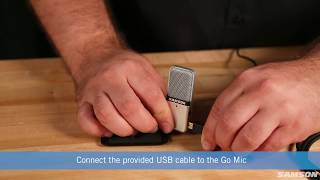 Samson Go Mic Quickstart Tutorial for PC and Mac [upl. by Aekal]