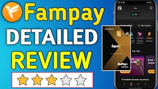 Fampay Detailed Review 2023  FamXCard Full Details  Fampay Good Or Bad [upl. by Ynaffets385]