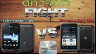 SMARTPHONE VERGLEICH  SONY XPERIA TIPO VS MOTOROLA DEFY MINI  DROIDKINGS [upl. by Hsakiv382]