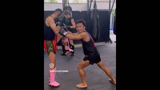 Lerdsila Jungle Hunters drills coaching muaythai [upl. by Anecuza549]