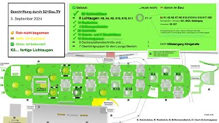 Übersichtsfolien mit K11 Lichtauge Nr 6 ✅  392024  s21 stuttgart21 [upl. by Dickson598]