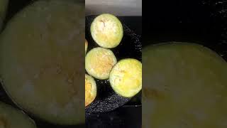 Eggplants Fry in black iron taoapan and elish Hilsha fish cooking at home 🏡 2024 [upl. by Yahsel]