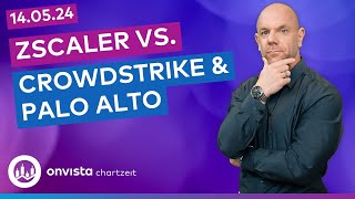 Die Aktie von Zscaler im Vergleich mit Crowdstrike und Palo Alto [upl. by Sivrup]