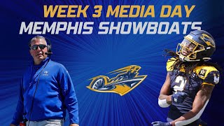 2024 Memphis Showboats 11 Week 3 Media Day [upl. by Tonia]