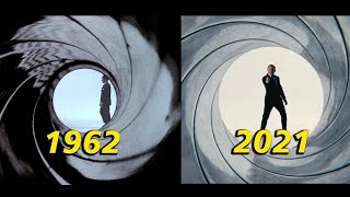 Every James Bond Gunbarrel EVOLUTION 4K All Sequences [upl. by Ynots]