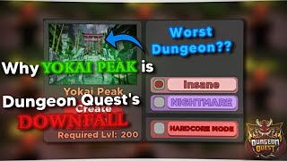 Why I have not been uploading Dungeon Quest  The problem with Yokai Peak [upl. by Eltsirc]