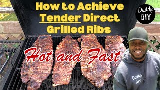 Tips for Achieving Tender and Juicy Direct Heat Charcoal Grilled Ribs [upl. by Vina]