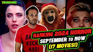 Ranking 2024 Horror Part III September to Now 17 Movies [upl. by Ymmor414]