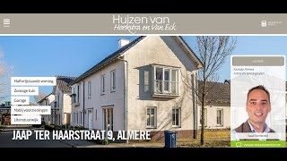 Te koop Jaap ter Haarstraat 9 Almere  Hoekstra en van Eck Makelaars  Méér Makelaar [upl. by Ennaillek]