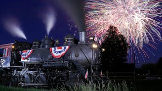 Wilmington and Western 58 Patriotic Steam on Americas Birthday [upl. by Ettenot460]