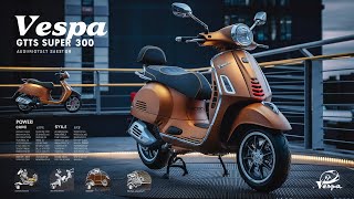 quotVespa GTS Super 300 A Deep Dive into Power Style and Featuresquot [upl. by Eycats544]