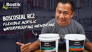 Product Review  Bostik Boscoseal RC2 Flexible Acrylic Waterproofing Membrane [upl. by Semreh]