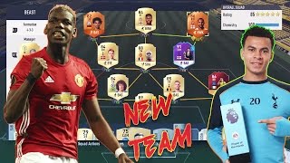 O NOUA ECHIPA FT POGBA DELE ALLI 💙💜💛 FIFA 17 ULTIMATE TEAM [upl. by Bohon]