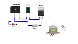 How to make 220v AC inverter  turn diode and MOSFET into a powerfull inverter inverter​ [upl. by Sang]