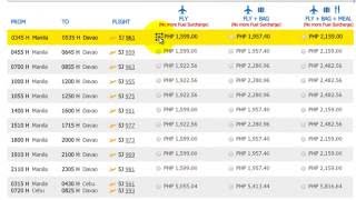 Cebu Pacific Promo Manila to Davao 2016 2017 [upl. by Ljoka754]