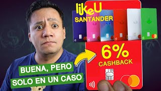 Review de Like U Santander La Mejor TDC para Cashback pero solo en un caso 😒 [upl. by Connelley574]