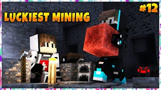 Luckiest Mining Trip  Minecraft Survival 12  in Telugu [upl. by Morten]