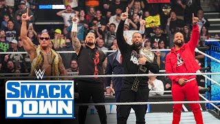 FULL SEGMENT — Rock and Reigns lay the SmackDown on the WWE Universe SmackDown Feb 16 2024 [upl. by Rubin]