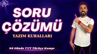 YAZIM KURALLARI Soru Çözümü 📌46 Günde TYT TÜRKÇE Kampı 2024 PDF📕35Gün Deniz Hoca [upl. by Naeerb]