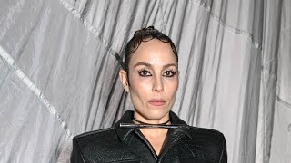 Noomi Rapace joins Juliette Binoche at Alexander McQueen PFW show [upl. by Kordula83]