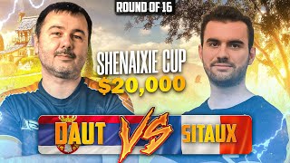 20000  ShenAiXie Cup  SITAUX vs DAUT  ROUND OF 16 [upl. by Ynaffat]