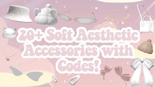 20 AESTHETIC ACCESSORIES WITH CODES FOR BLOXBURG 2021 PT 2 [upl. by Giles389]