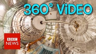 Step inside the Large Hadron Collider 360 video  BBC News [upl. by Issirk]