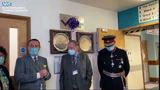 LordLieutenant of Staffordshire Veteran Aware plaque unveiling [upl. by Lashoh]