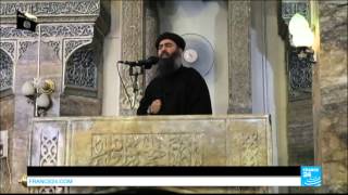 Abu Bakr alBaghdadi calife de lEtat Islamique  quotObéissezmoi tant que vous obéissez à Dieuquot [upl. by Noiroc]