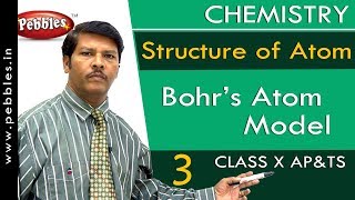 Bohr’s Atom Model  Structure of Atom  Chemistry  Science  Class 10 [upl. by Laen]