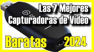 🎮🔥 Las 7 MEJORES Capturadoras de Vídeo Buenas y BARATAS de Amazon 2024✅CalidadPrecio 4k 60 FPS [upl. by Lust]