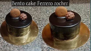 Ferrero rocher bento cake design full making videos [upl. by Enenej]