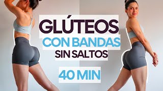 40 MIN GLÚTEOS REDONDOS Y FIRMES INTENSO CON BANDAS – rutina de ejercicio en casa  ILI LIFE [upl. by Fihsak]