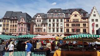 Mainz Germany  City Tour Summer 2018 [upl. by Ardnohsal]