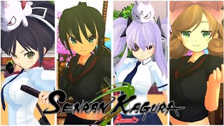 Senran Kagura Burst  Todas las Poses de Entrada 3DS [upl. by Eemiaj]