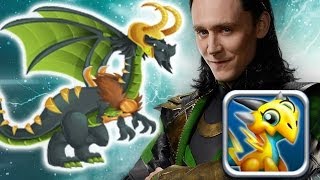 How to Get Loki Dragon 100 Real Dragon City wbangcaHD Marvel [upl. by Esinad]