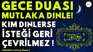 GECE DUASI MUTLAKA DINLE Kim Bu Duayı Dinlerse EVİNİN BEREKETİ ARTAR SIKINTISI BİTER ZENGİN OLUR [upl. by Jobie630]