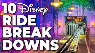 Top 10 Disney Fails Ride Breakdowns amp Malfunctions Pt 10  Walt Disney World amp Disneyland [upl. by Irolav]