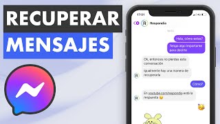 TRUCO RECUPERAR MENSAJES BORRADOS DE FACEBOOK MESSENGER  DESDE EL CELULAR Y LA PC ✅ [upl. by Ardekal832]