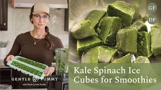 How to Freeze Spinach Kale amp Greens for Smoothies  Best Method  Quick amp Easy [upl. by Zabrine]