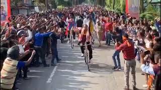 CM Dr Himanta Biswa Sarma celebrates World Bicycle Day by cycling [upl. by Amara]