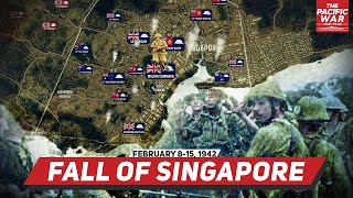 Fall of Singapore  Pacific War 12 Animated DOCUMENTARY [upl. by Liemaj]