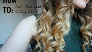 How To Curl Hair with Babyliss Curling Wand  Alex Armstrong [upl. by Mcclain110]