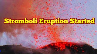 Stromboli Volcano Continues To Erupt Italy Africa Eurasia Collision Zone And Subduction [upl. by Acinimod611]