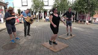 JV amp Folk dance at the Market Square Bromyard Folk Festival 2023 [upl. by Snowber660]