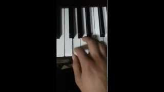 Khaled cest la vie piano tutorial [upl. by Aznecniv]