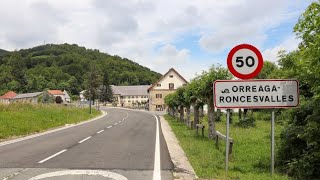 CAMINO DE SANTIAGO EN BICICLETA  Saint Jean Pied de Port a Roncesvalles etapa 1 [upl. by Esilec]