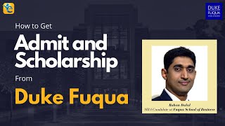 How to get into Duke  Fuqua School of Business  PostMBA Job Opportunities  MBA Cost  US MBA [upl. by Eidnam548]