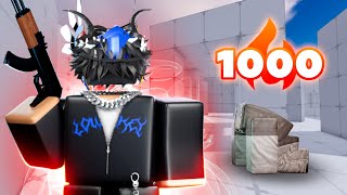 I ended a 1000 WIN STREAK in ROBLOX RIVALS [upl. by Erdied568]